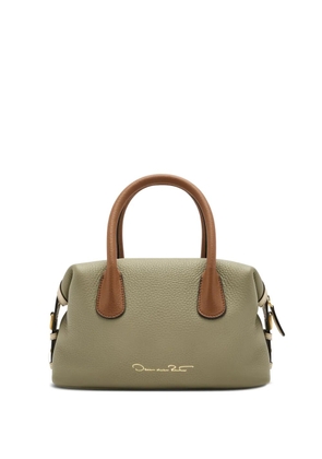 Oscar de la Renta logo-print tote bag - Green