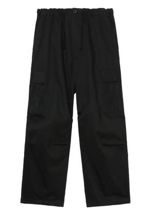 Comme des Garçons Homme wide-leg cotton cargo trousers - Black