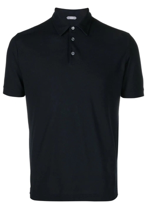 Zanone Ice cotton polo shirt - Blue