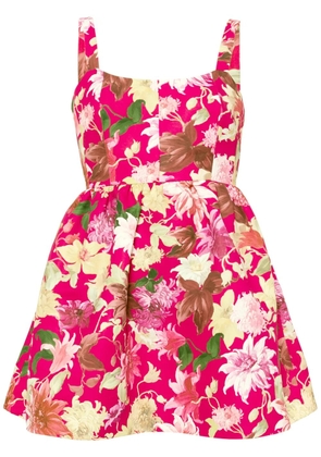 Sachin & Babi Cora floral-print mini dress - Pink
