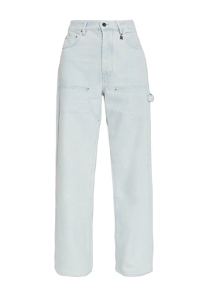 AMIRI logo-charm carpenter jeans - Blue