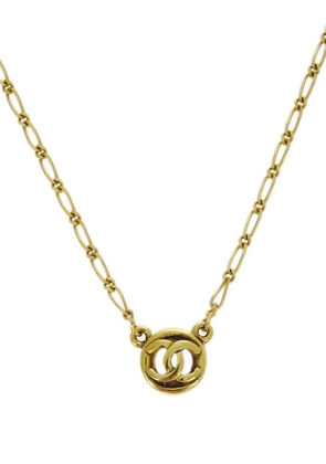 CHANEL Pre-Owned 1983 CC medallion necklace - Gold