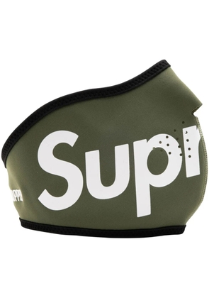 Supreme x Windstopper logo-print face mask - Green