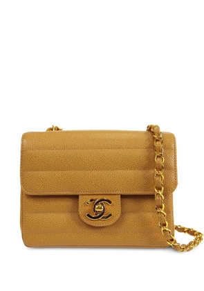 CHANEL Pre-Owned 1995 Mademoiselle mini Classic Flap shoulder bag - Neutrals