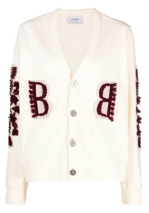 Barrie B-logo cardigan - Neutrals