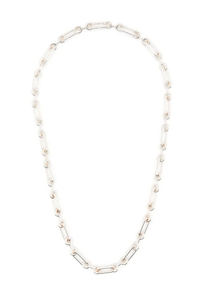 Charlotte Chesnais Petit Binary chain-link necklace - Silver