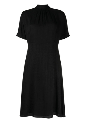 Givenchy 4G-jacquard silk midi dress - Black
