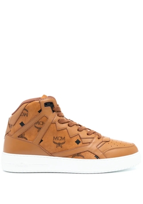 MCM Neo Terrain canvas sneakers - Brown