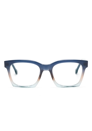L.A. EYEWORKS Marcel square-frame glasses - Blue