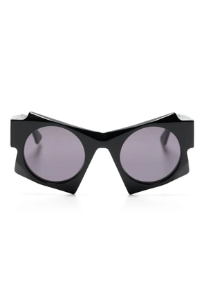 Kuboraum U5 geometric-frame sunglasses - Black