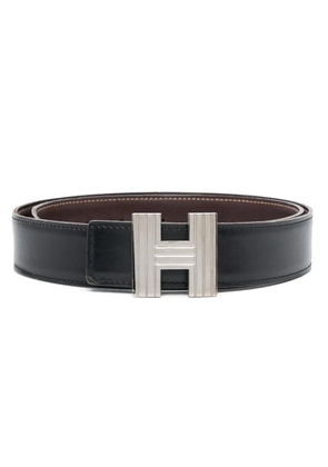 Hermès Pre-Owned 2000 Cadena H reversible belt - Black