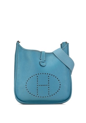 Hermès Pre-Owned 2005 Clemence Evelyne II GM crossbody bag - Blue