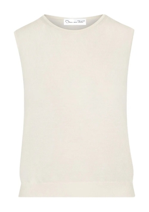 Oscar de la Renta sleeveless top - Neutrals