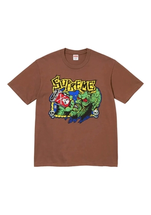 Supreme Fuckin Blowout-graphic T-shirt - Brown