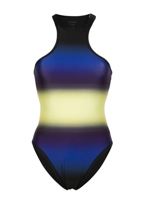 The Attico ombré-print swimsuit - Blue