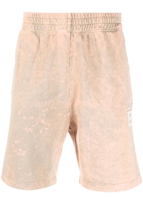 Études Studio tie-dye print logo shorts - Orange