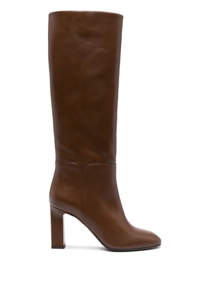 Aquazzura Sellier 85mm leather boots - Brown