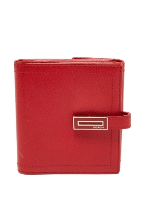 Coach Vintage pre-owned leather metal-accent wallet - Red