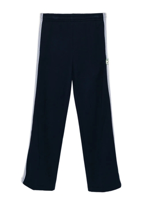 Lacoste logo-patch trousers - Blue