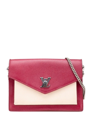 Louis Vuitton Pre-Owned 2019 Bicolor Leather MyLockMe Chain Pochette crossbody bag - Brown