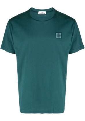 Stone Island Compass-patch cotton T-shirt - Green