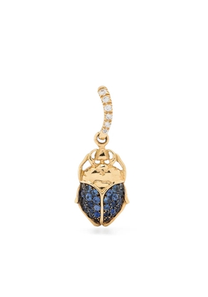 Aurelie Bidermann 18kt Yellow Gold Beetle Sapphire pendant