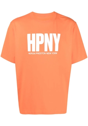 Heron Preston HPNY print crew neck T-shirt - Orange