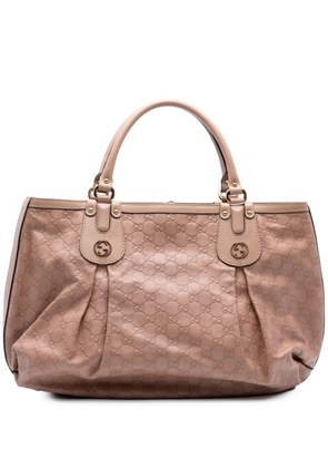 Gucci Pre-Owned 2016-2025 Large Guccissima Scarlett tote bag - Pink