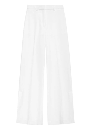 ANINE BING Lyra pressed-crease tailored trousers - White