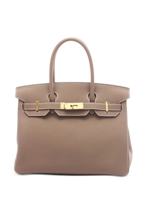 Hermès Pre-Owned 2023 Togo Birkin Retourne 30 handbag - Brown