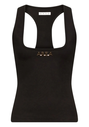 AREA Nameplate racerback tank top - Black