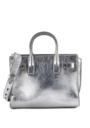 Saint Laurent Pre-Owned Sac de Jour Souple Bag Crinkled Glazed Leather Nano tote bag - Silver