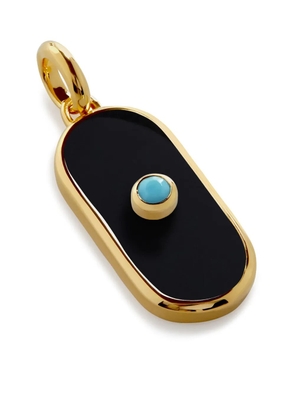 Monica Vinader Tablet Onyx pendant charm - Gold