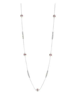 Officina Bernardi 18kt white gold Ophidia ruby necklace - Silver