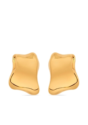 Oscar de la Renta Sculpted clip-on earrings - Gold