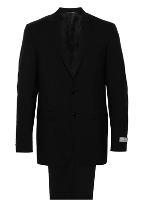 Canali single-breasted wool suit - Black