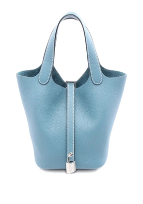 Hermès Pre-Owned 2025 Taurillon Clemence Picotin Lock 18 handbag - Blue