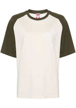 Ground Zero logo-print T-shirt - Neutrals