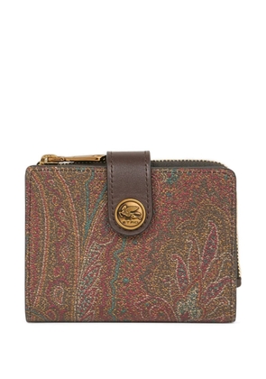 ETRO paisley-print wallet - Brown