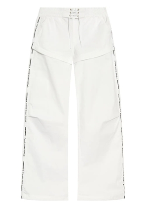 Converse x Feng Chen Wang flocked-logo cargo trousers - White