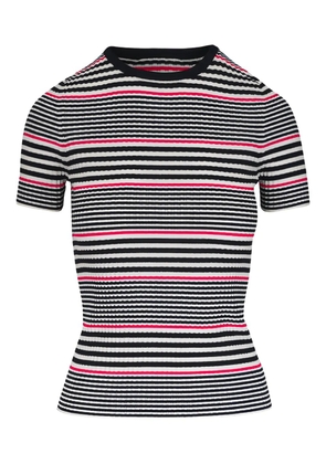 Akris Punto striped crew-neck T-shirt - Black
