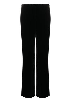 P.A.R.O.S.H. straight-leg velvet trousers - Black