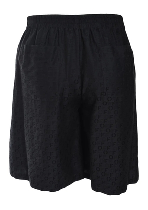 Off-White jacquard bermuda shorts - Black