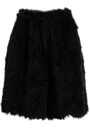 Comme Des Garçons wide-leg knee-length shorts - Black