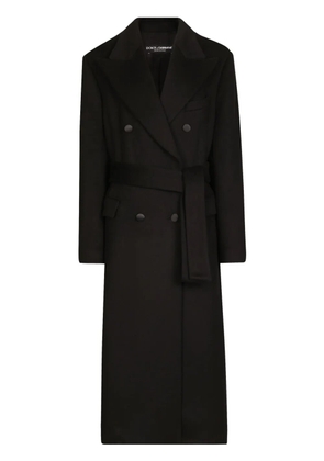 Dolce & Gabbana double-breasted coat - Black