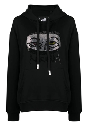 Haculla Man Eyes On You cotton hoodie - Black