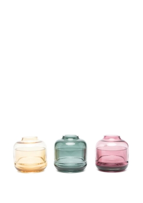POLSPOTTEN Formy candle holders (set of three) - Green