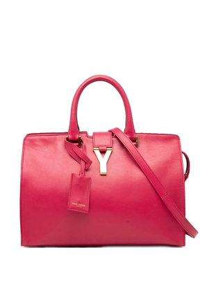 Saint Laurent Pre-Owned 2013 Small Calfskin Cabas Chyc satchel - Pink