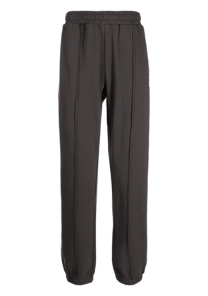 izzue logo-print high-waisted track pants - Grey