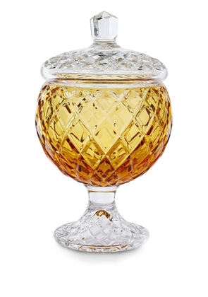 Mario Cioni & C crystal vase - Orange